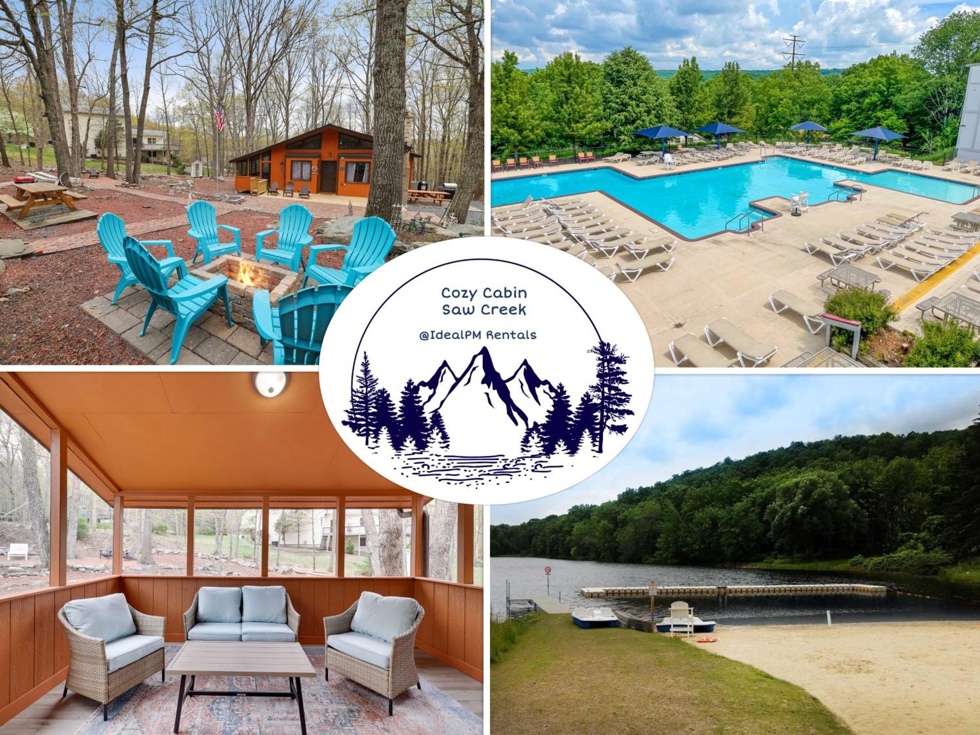 Premier Cozy Cabin - Free Amenities & Comm Indoor Pools Бушкил Екстериор снимка